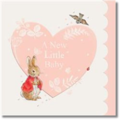 Hallmark A New Little Baby Pink - Greeting Card