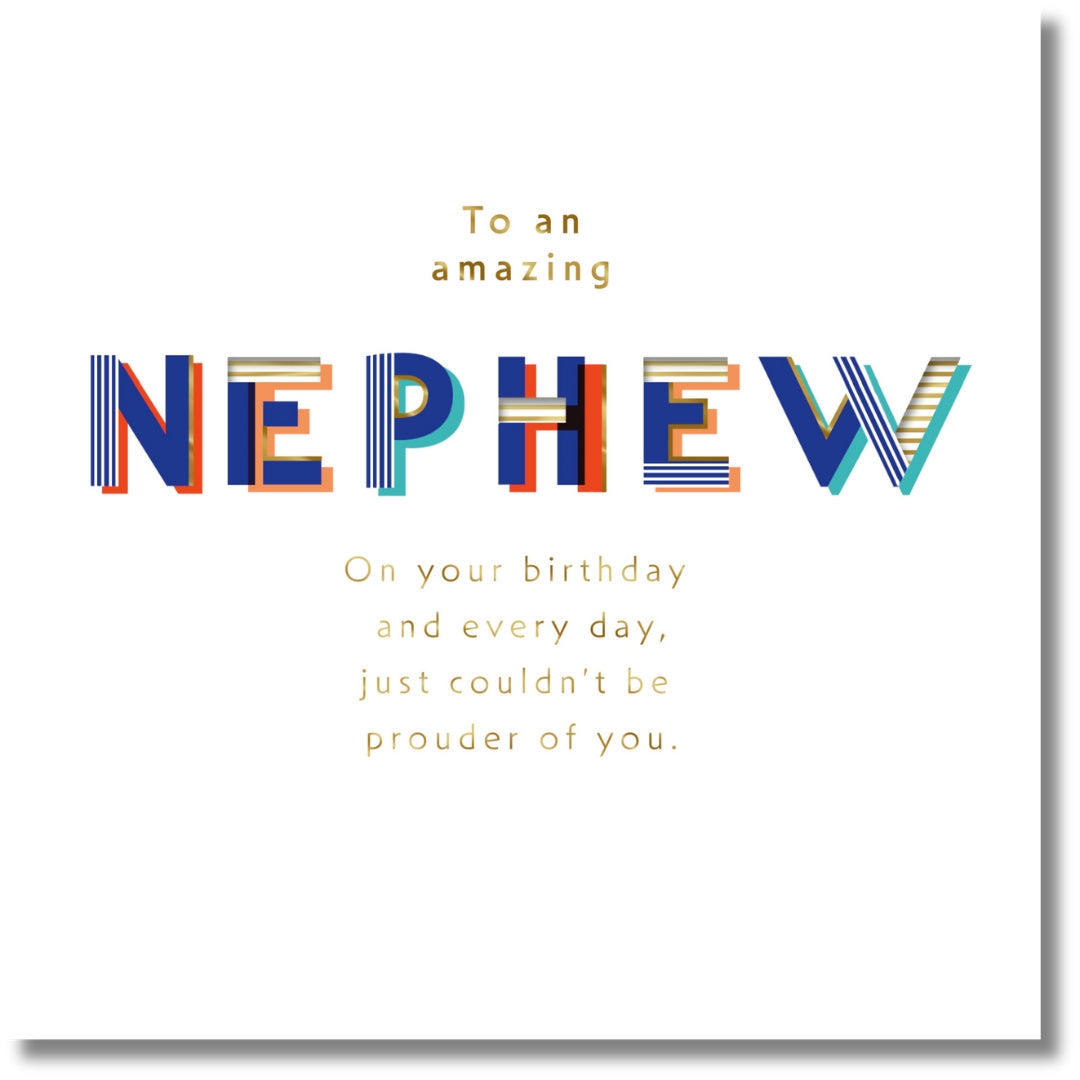 Hallmark To An Amazing Nephew On Your Birthday - Greeting Card