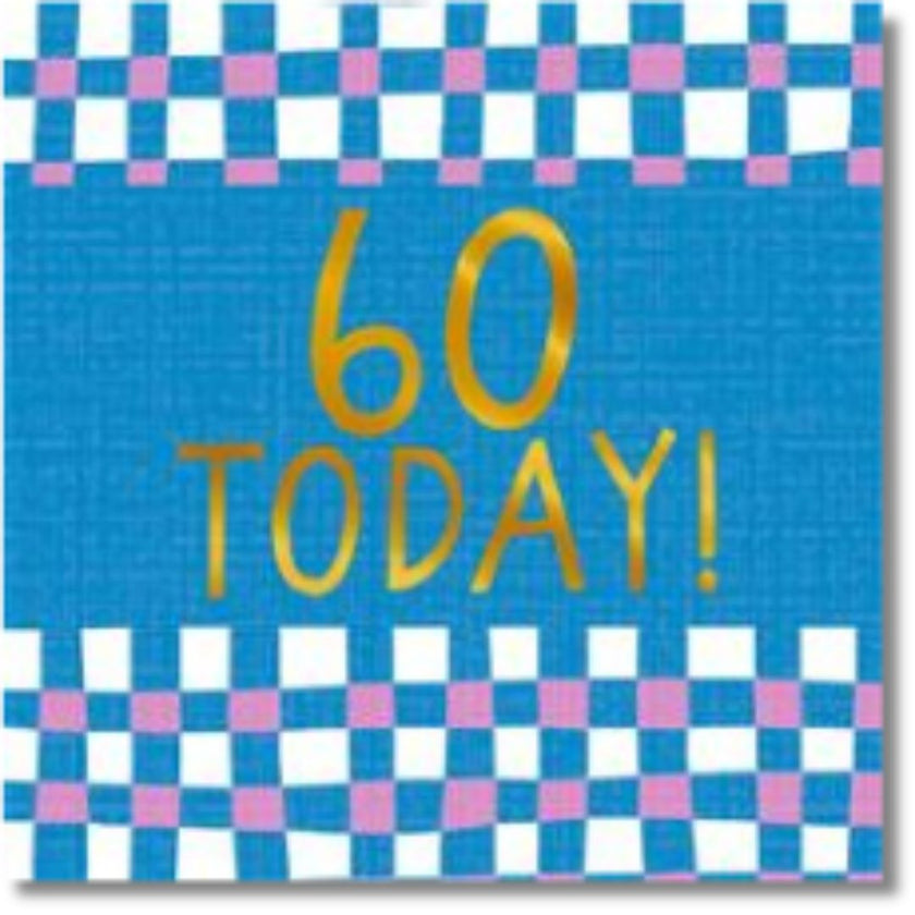 Hallmark 60 Today! Birthday - Greeting Card