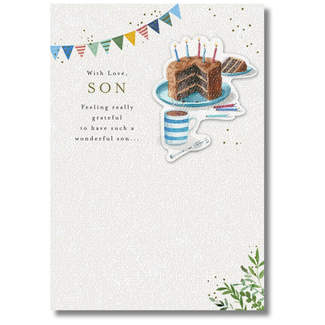 Hallmark With Love, Son Birthday - Greeting Card