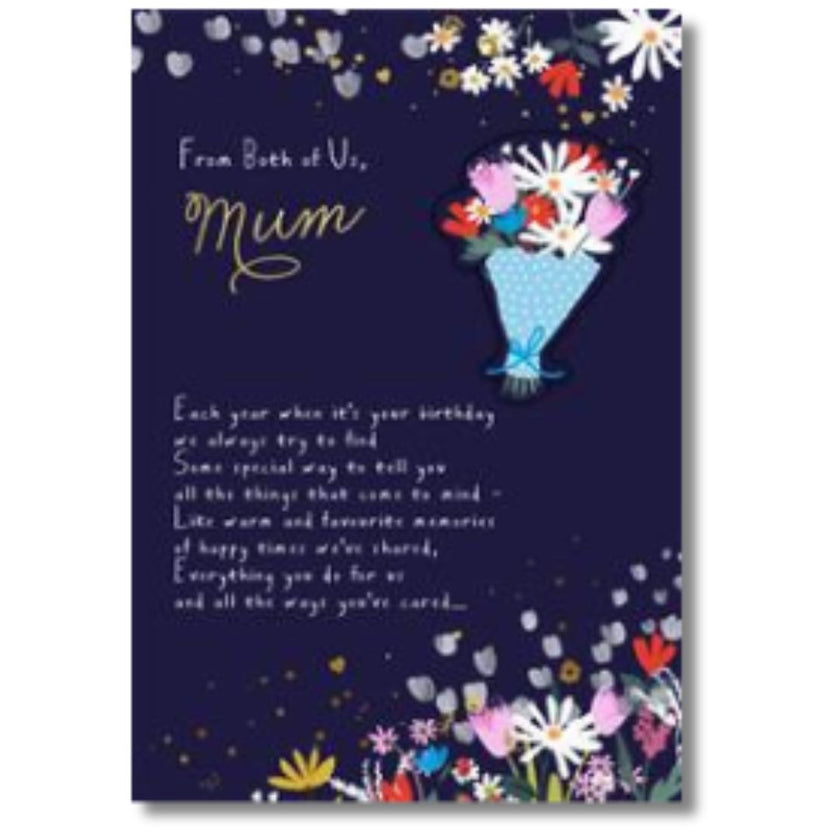 Hallmark From Both Of Us, Mum Birthday - Greeting Card