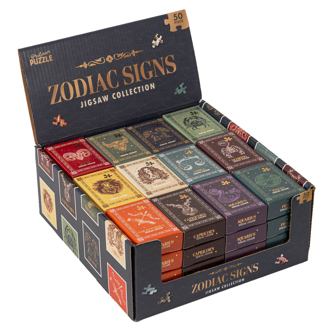Mini Zodiac Signs 50pc (1 of 12 Puzzles) x1pc