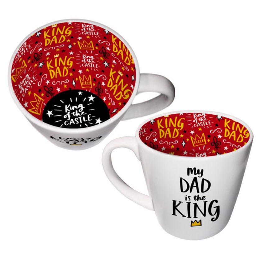 Inside Out Ceramic Mug With Gift Box - My Dad Is The King