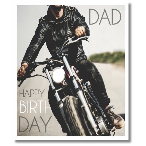 Tracks Dad Happy Birthday - Greeting Card