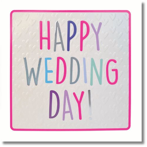 Tracks Happy Wedding Day! - Greeting Card