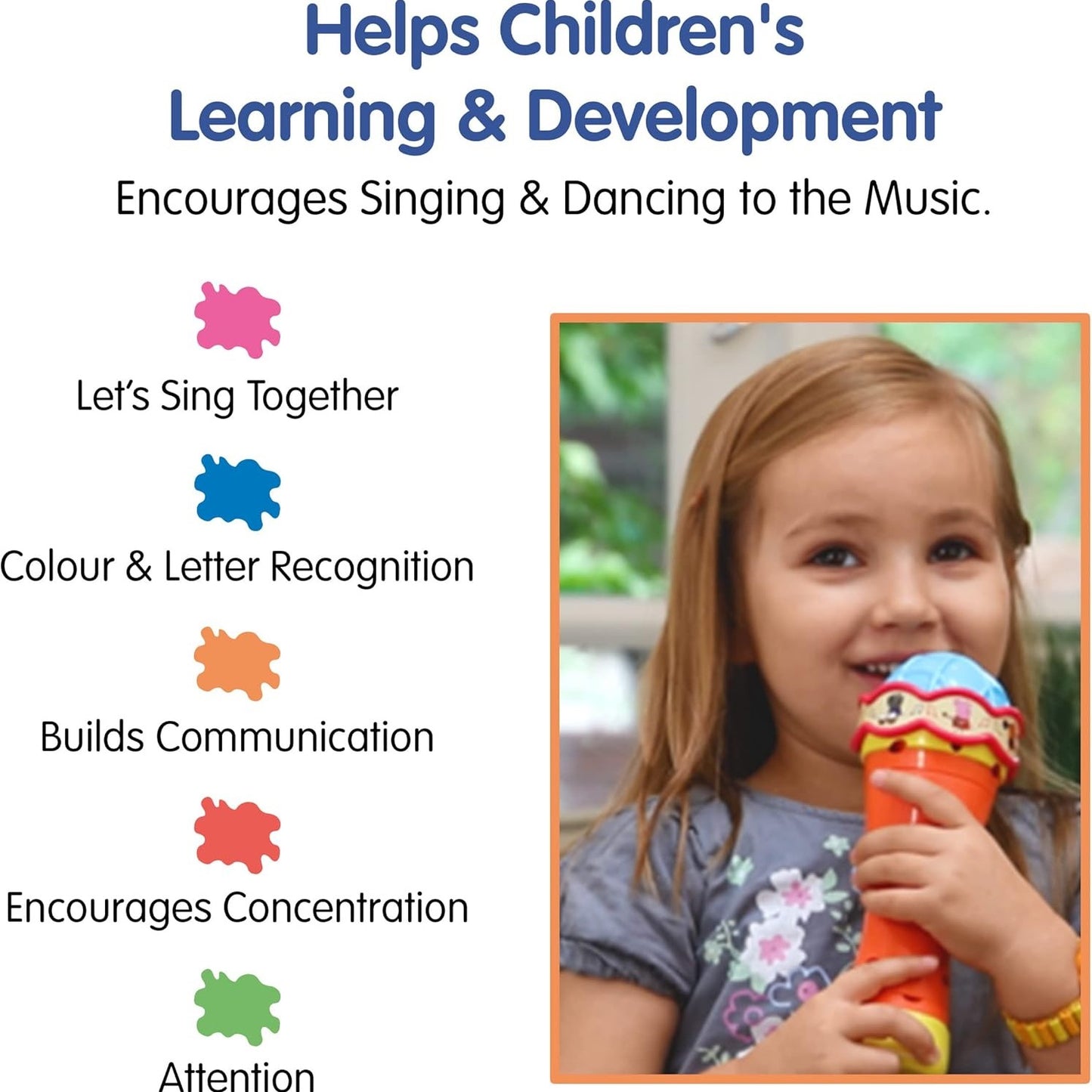 Peppa Pig - Peppa's Sing & Learn Microphone +2y