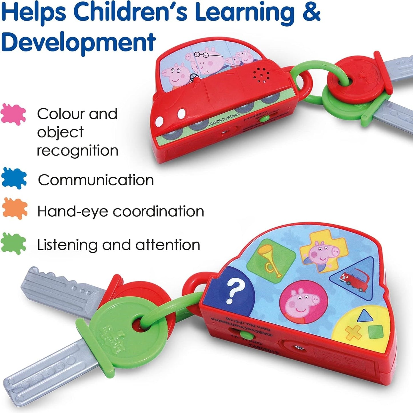 Peppa Pig - Peppa's Touch & Learn Key Fob +18m