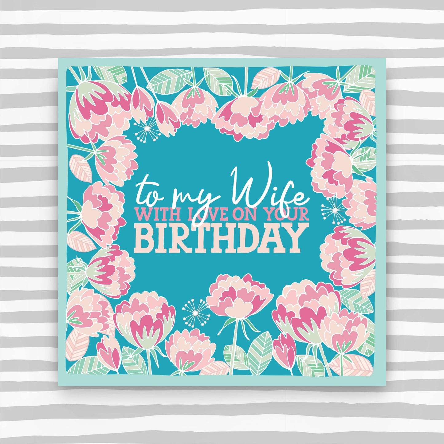 Molly Mae To My Wife With Love On Your Birthday - Greeting Card
