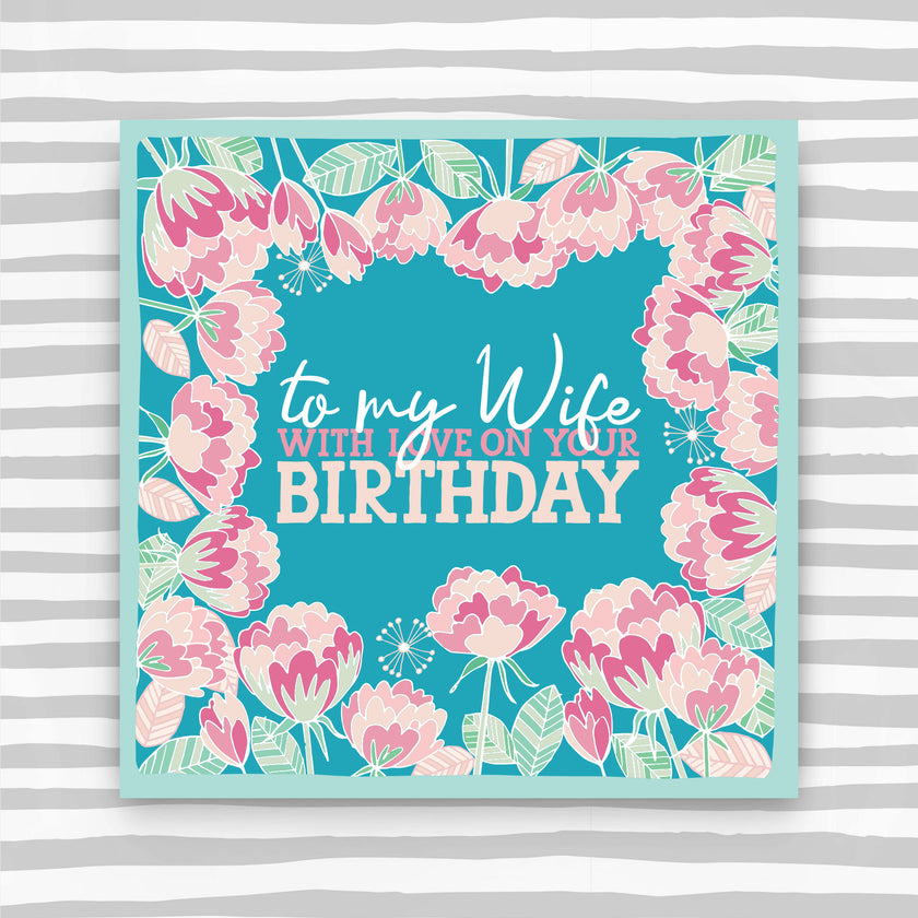 Molly Mae To My Wife With Love On Your Birthday - Greeting Card