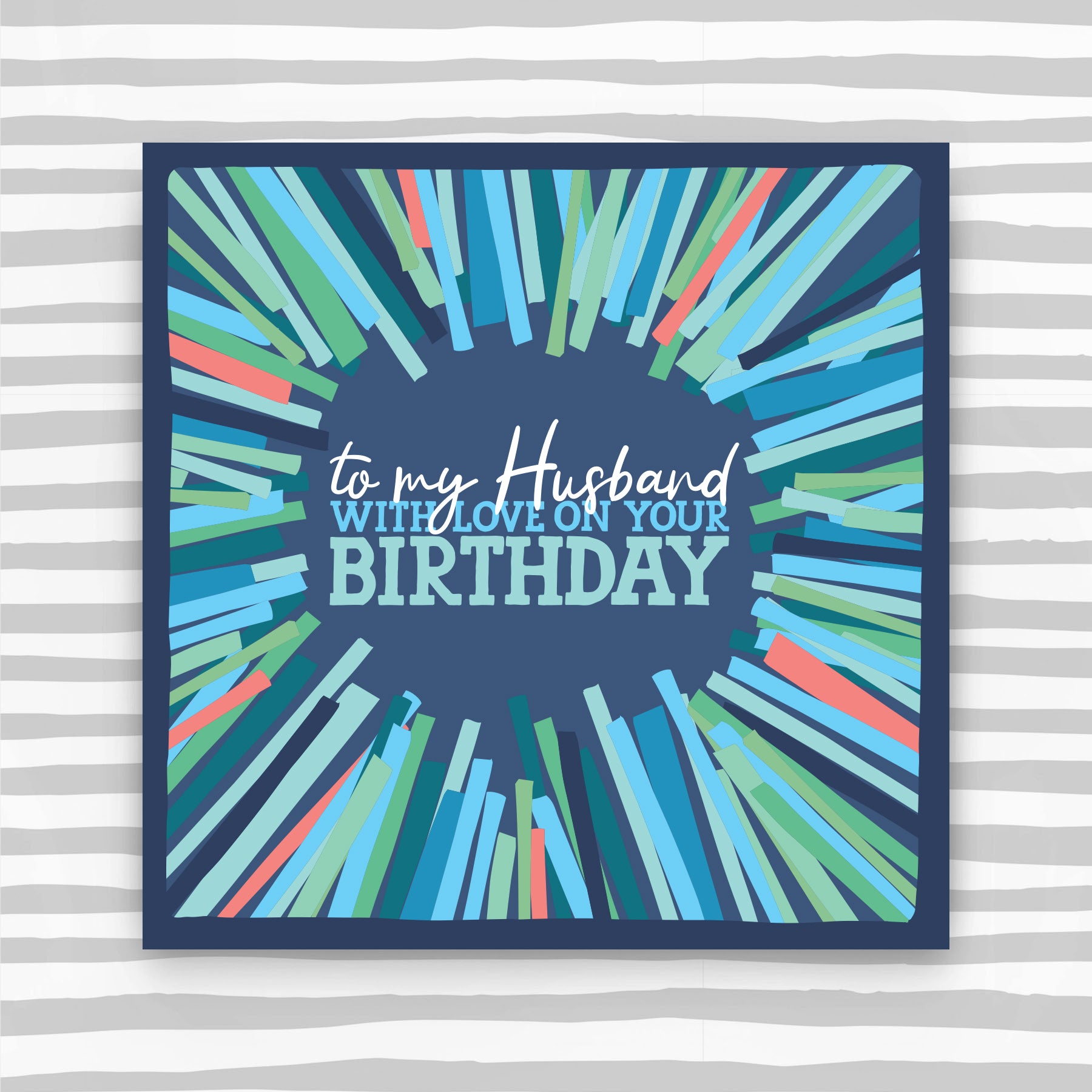 Molly Mae To My Husband With Love On Your Birthday - Greeting Card