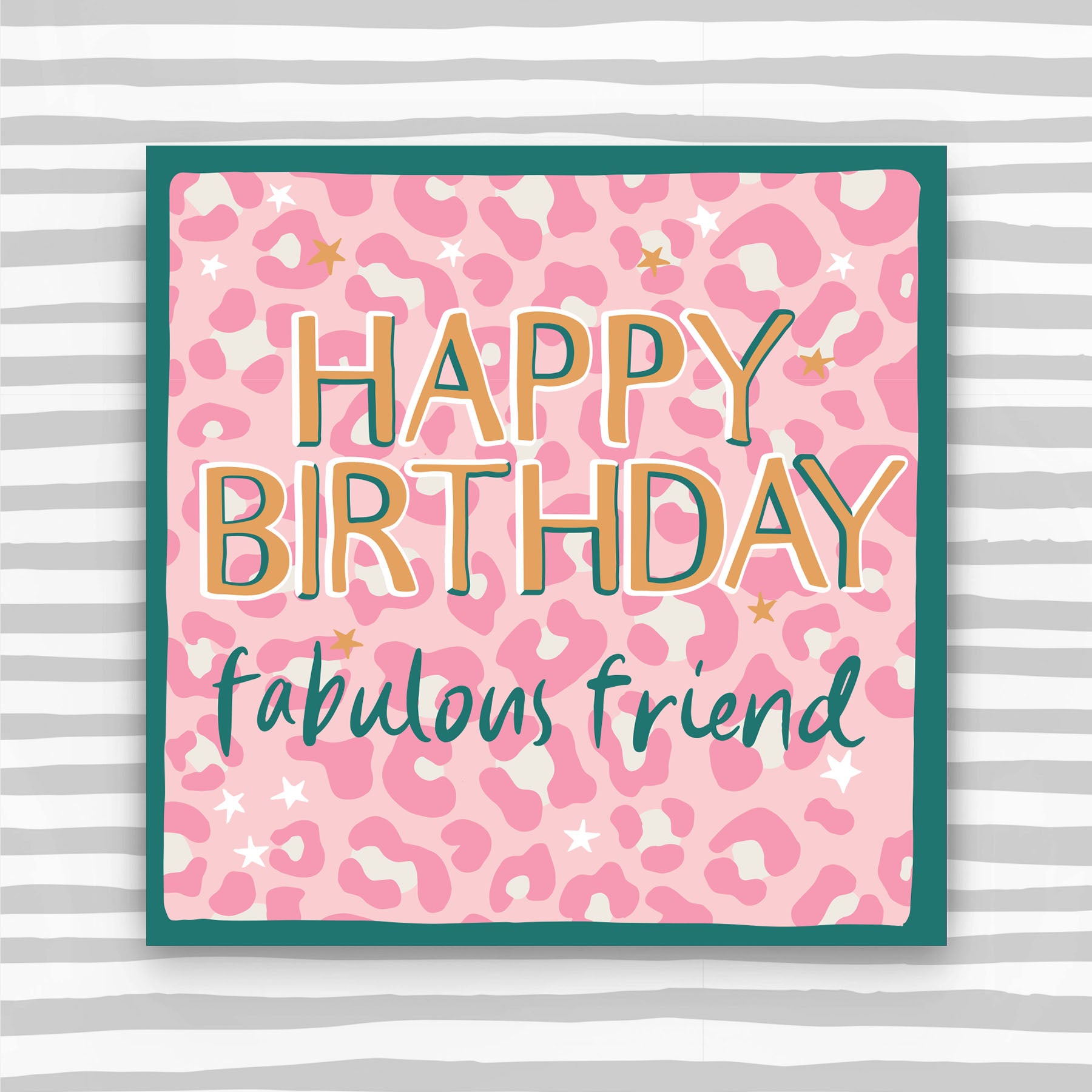 Molly Mae Happy Birthday Fabulous Friend - Greeting Card