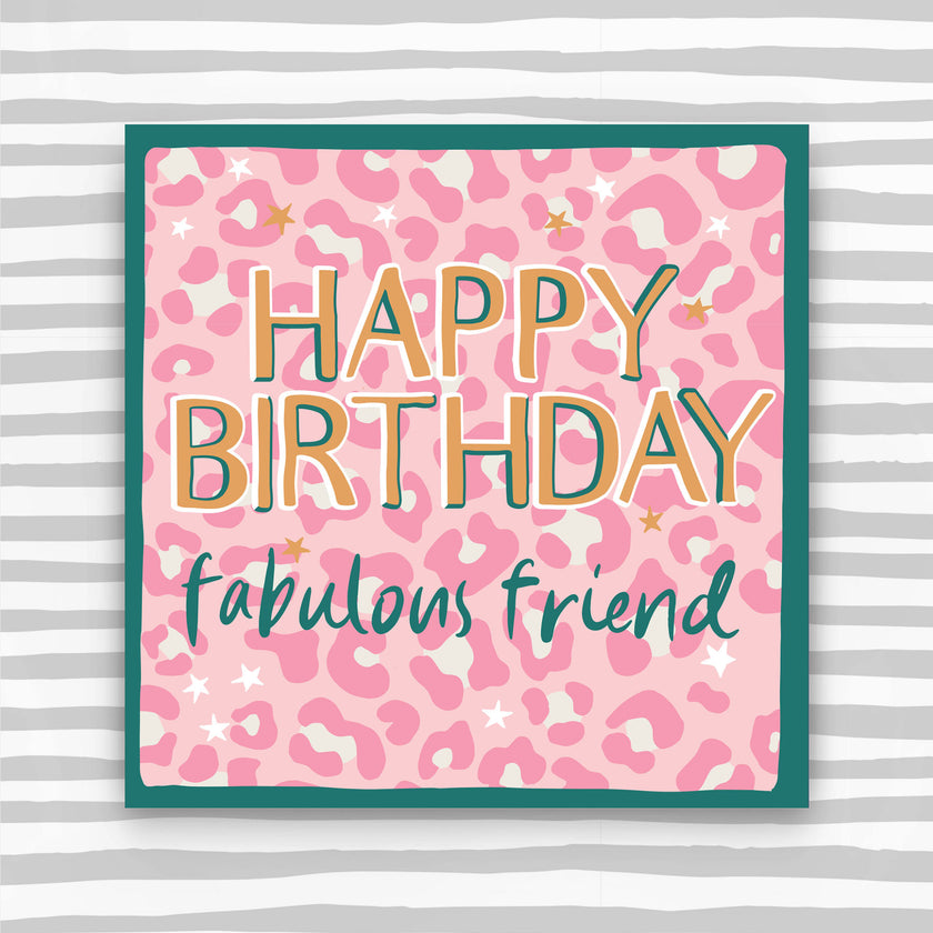 Molly Mae Happy Birthday Fabulous Friend - Greeting Card