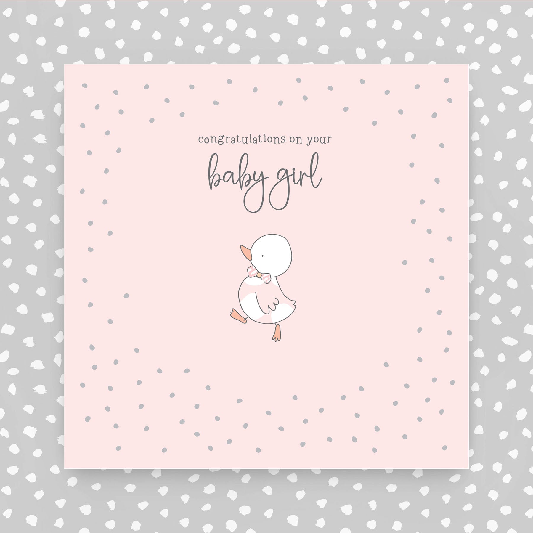 Molly Mae Congratulations On Your Baby Girl- Greeting Card