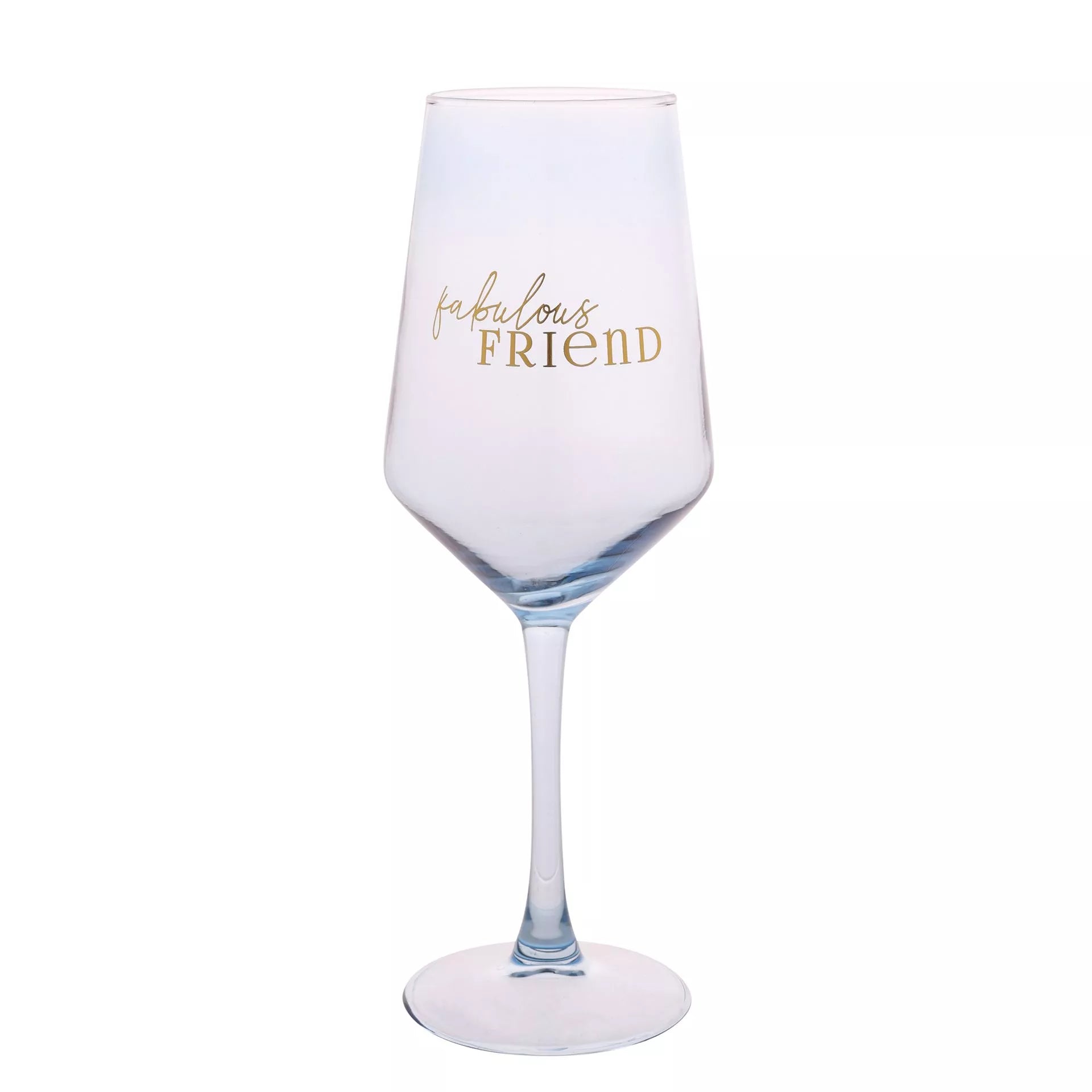 Celebrations Confetti Wine Glass - Fabulous Friend