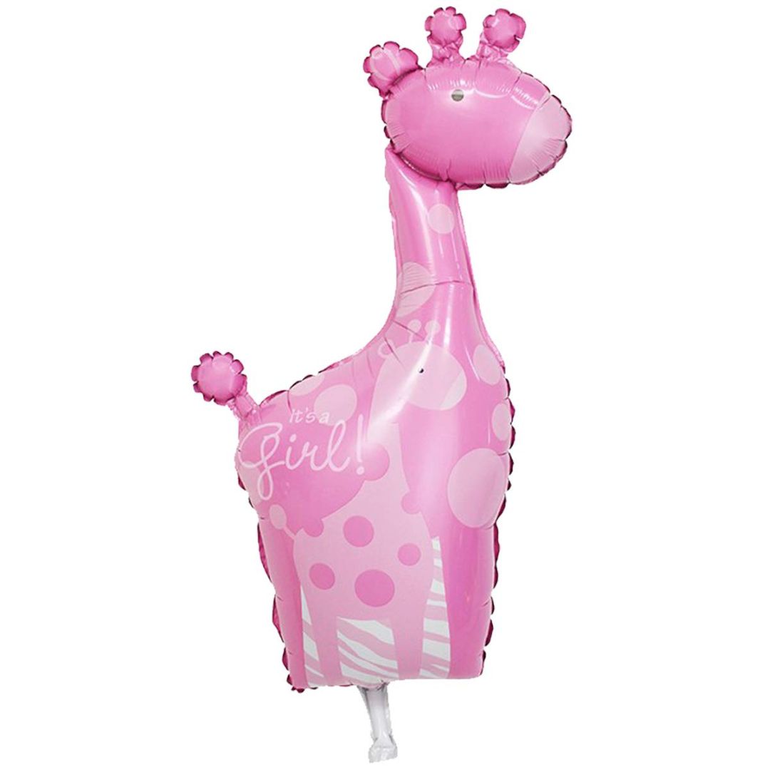 Air-Fill Foil Giraffe "It' A Girl!" Balloon 107cm