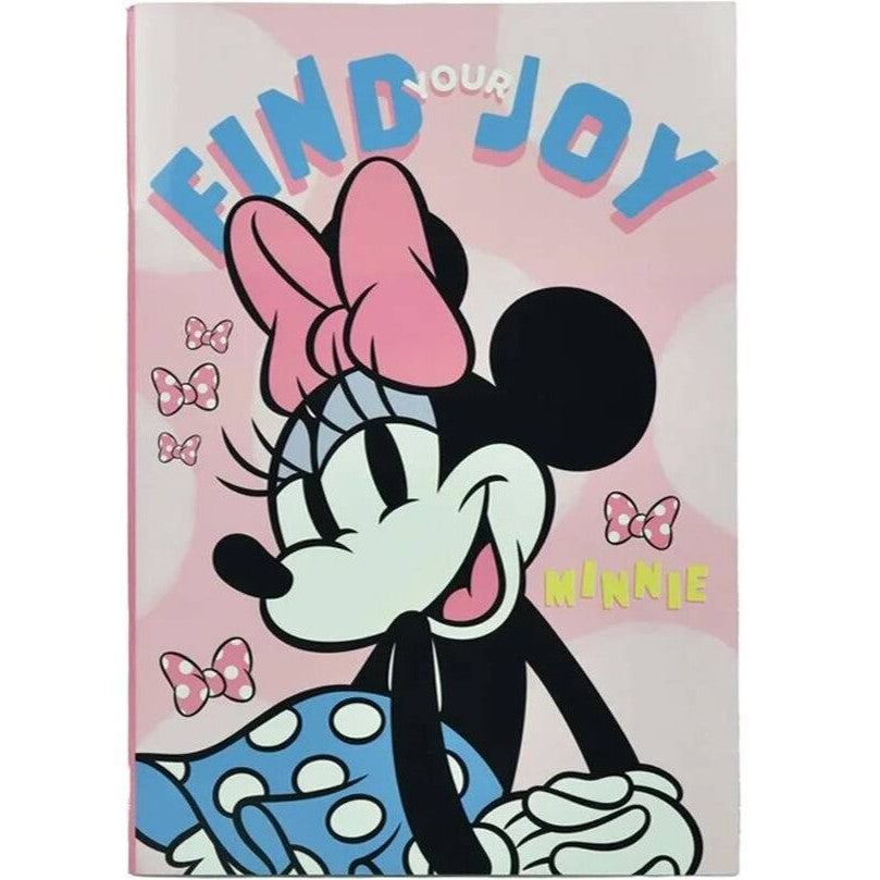 A5+ Under Cover Ruled Notebook Disney Minnie Mouse