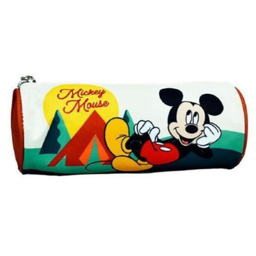 Gim Oval Pencil Case 7.5 x 21cm - Mickey