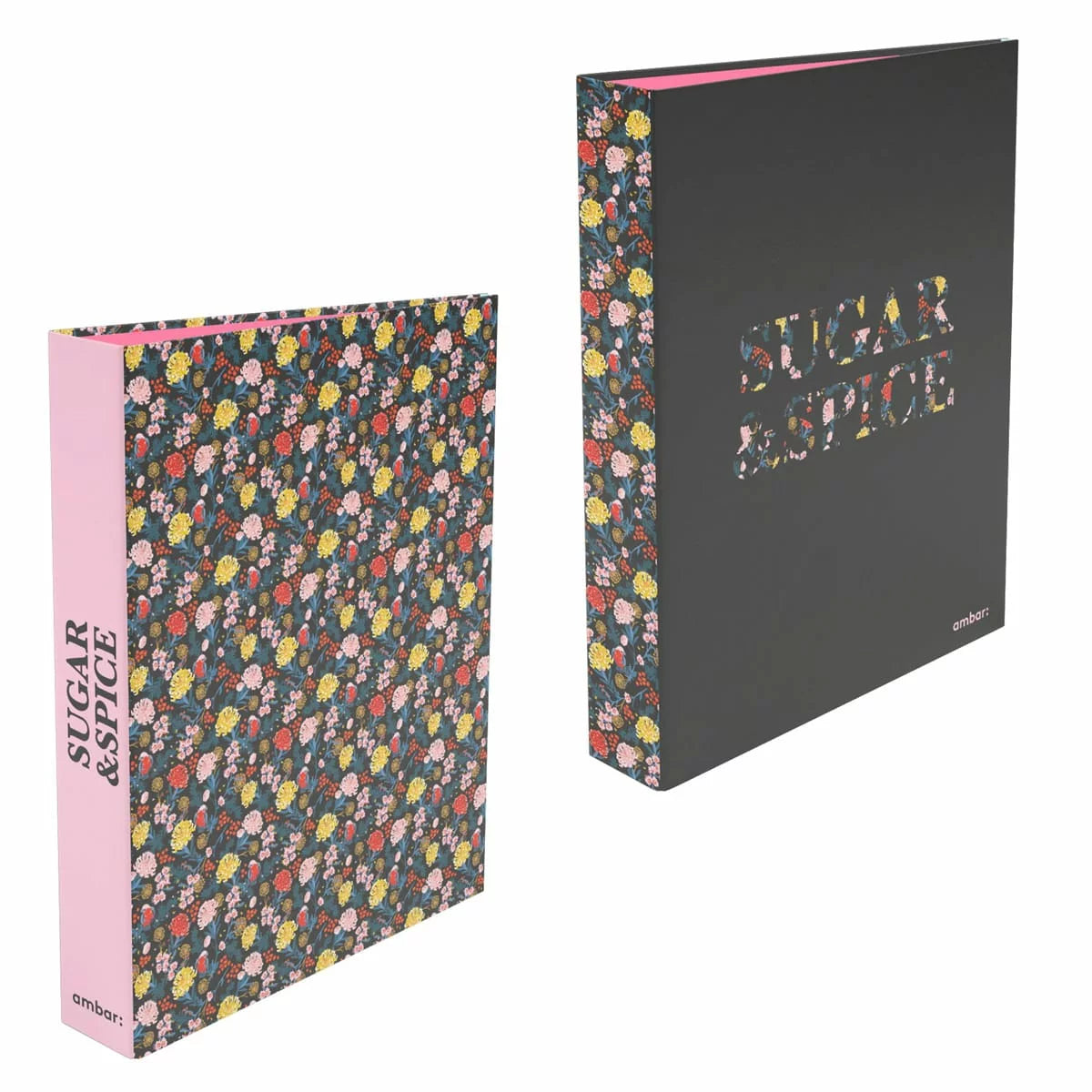 A4 Ring File Ambar Sugar & Spice Flowers