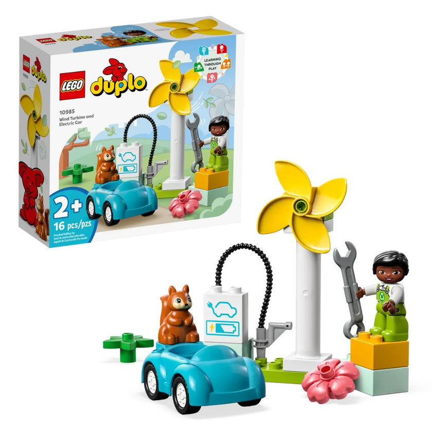 Lego Duplo 10985 - Wind Turbine And Electric Car +2y