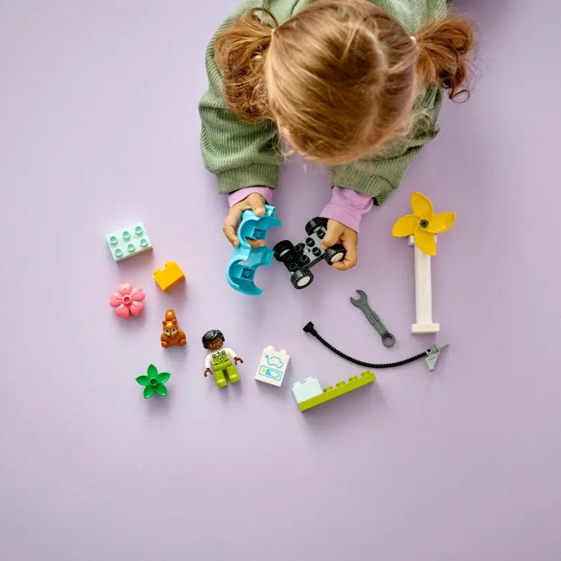 Lego Duplo 10985 - Wind Turbine And Electric Car +2y