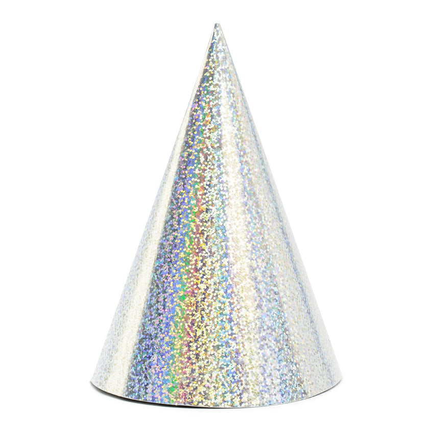 Party Deco Party Hats A Pack Of 6pcs - Silver