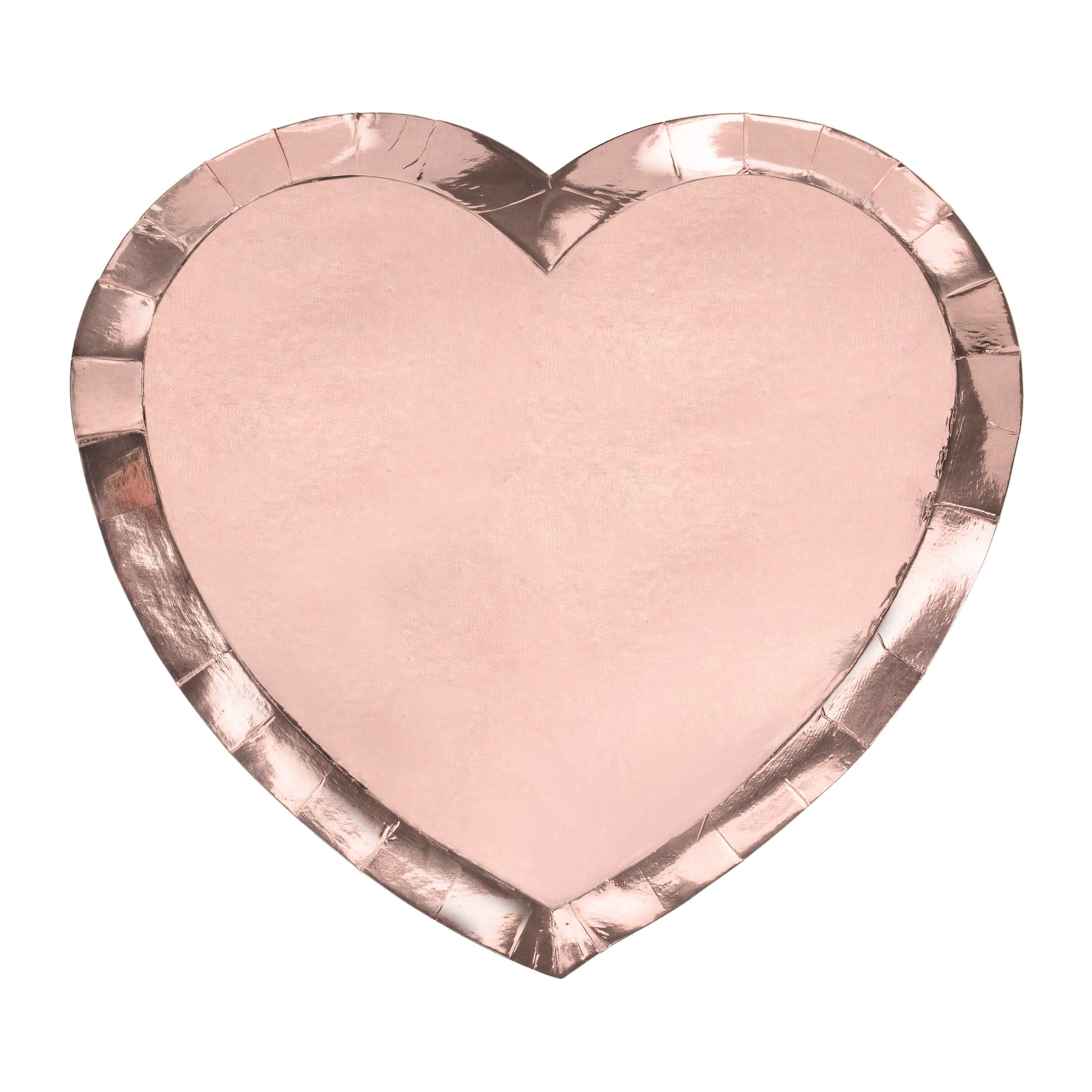 Party Deco Plates 19.5 x 21cm A Pack Of 6pcs - Heart