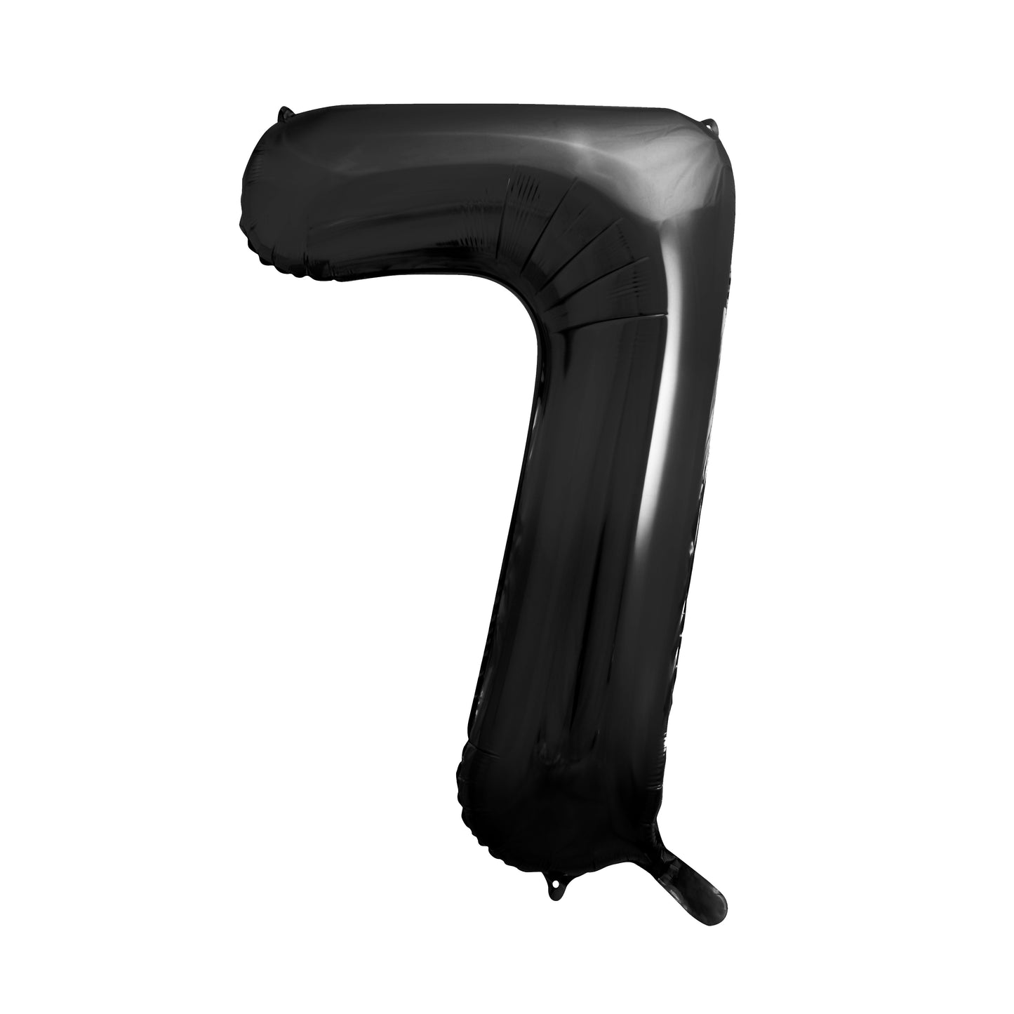 Party Deco Helium Foil Balloon 86cm - All Numbers! - Black