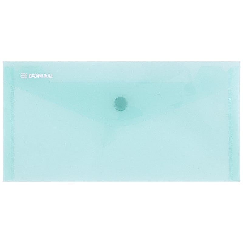 DL Donau Envelope Button Folder - Green