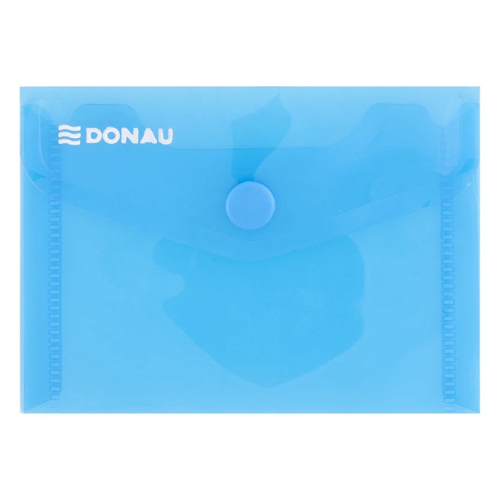 A7 Donau Button Envelope Transparent - Various Colours