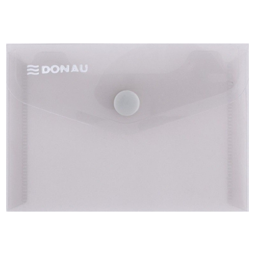 A7 Donau Button Envelope Transparent - Various Colours