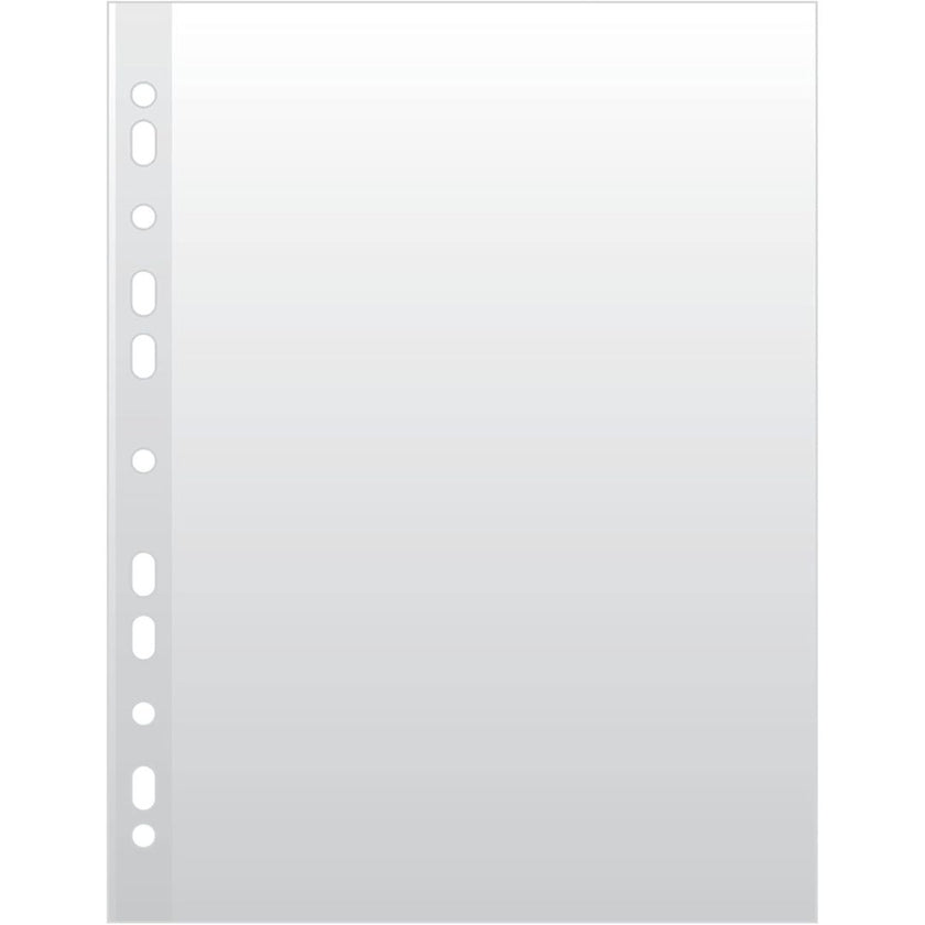 A4 Donau Glass Clear Punched Pockets 100 Microns A Pack Of 100pcs