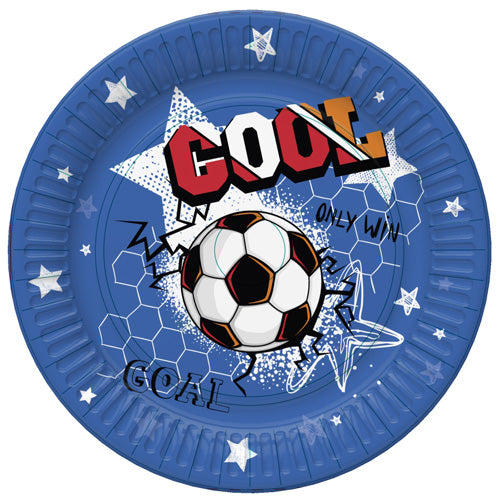 Daisy Paper Plates 22.7cm A Pack Of 8pcs - Cool Football