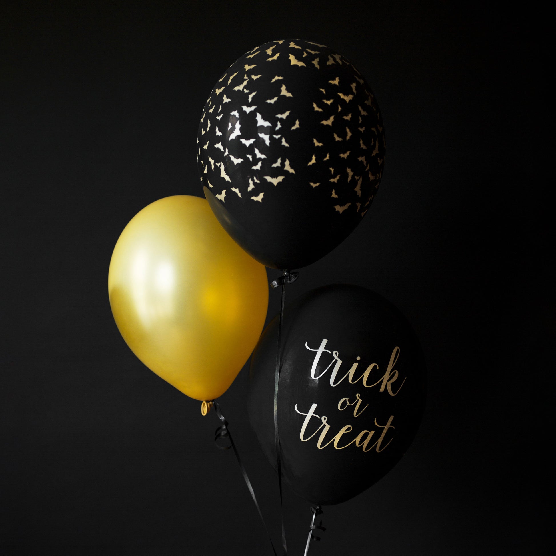 Party Deco Helium Strong Balloons 30cm A Pack Of 10pcs - Metallic Gold