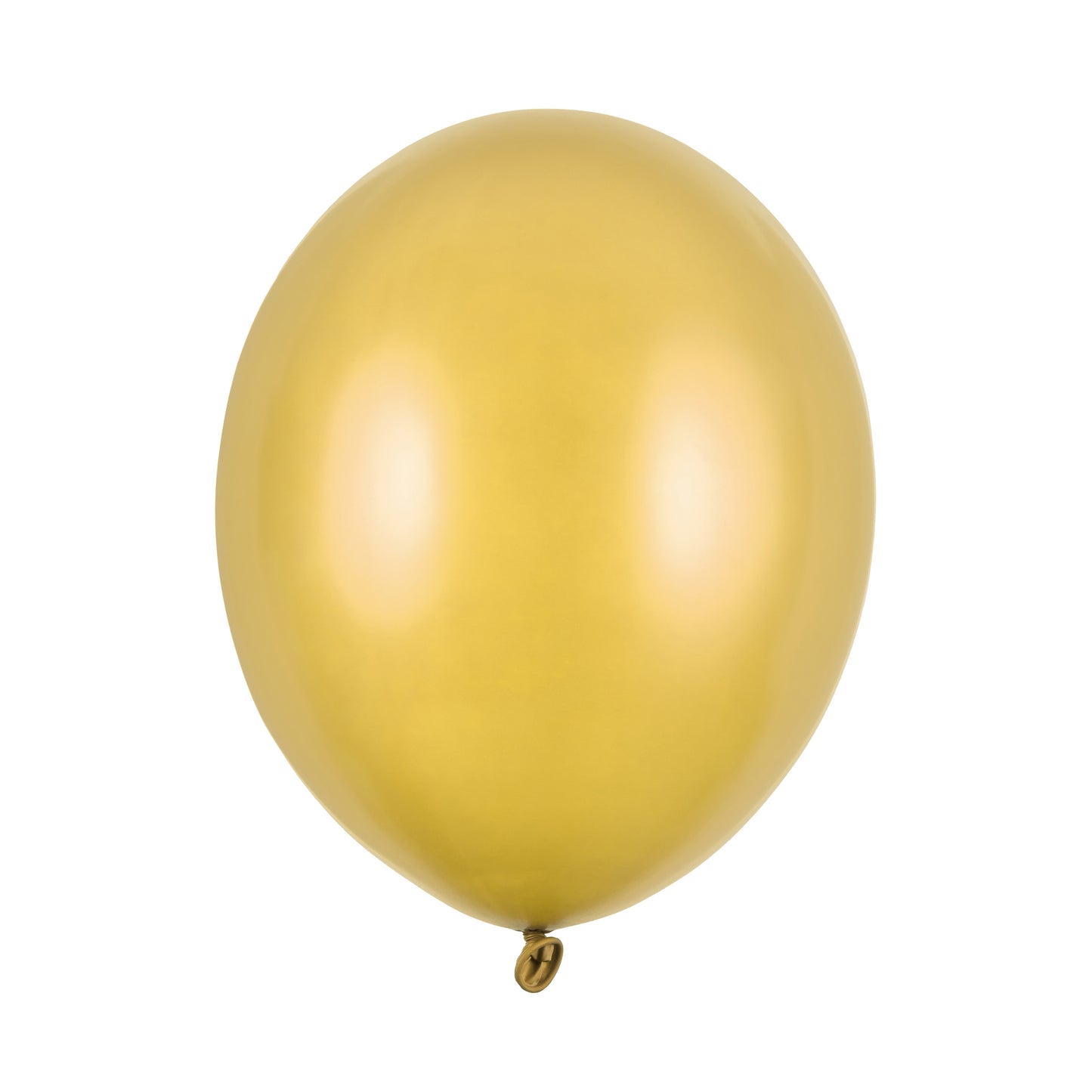 Party Deco Helium Strong Balloons 30cm A Pack Of 10pcs - Metallic Gold