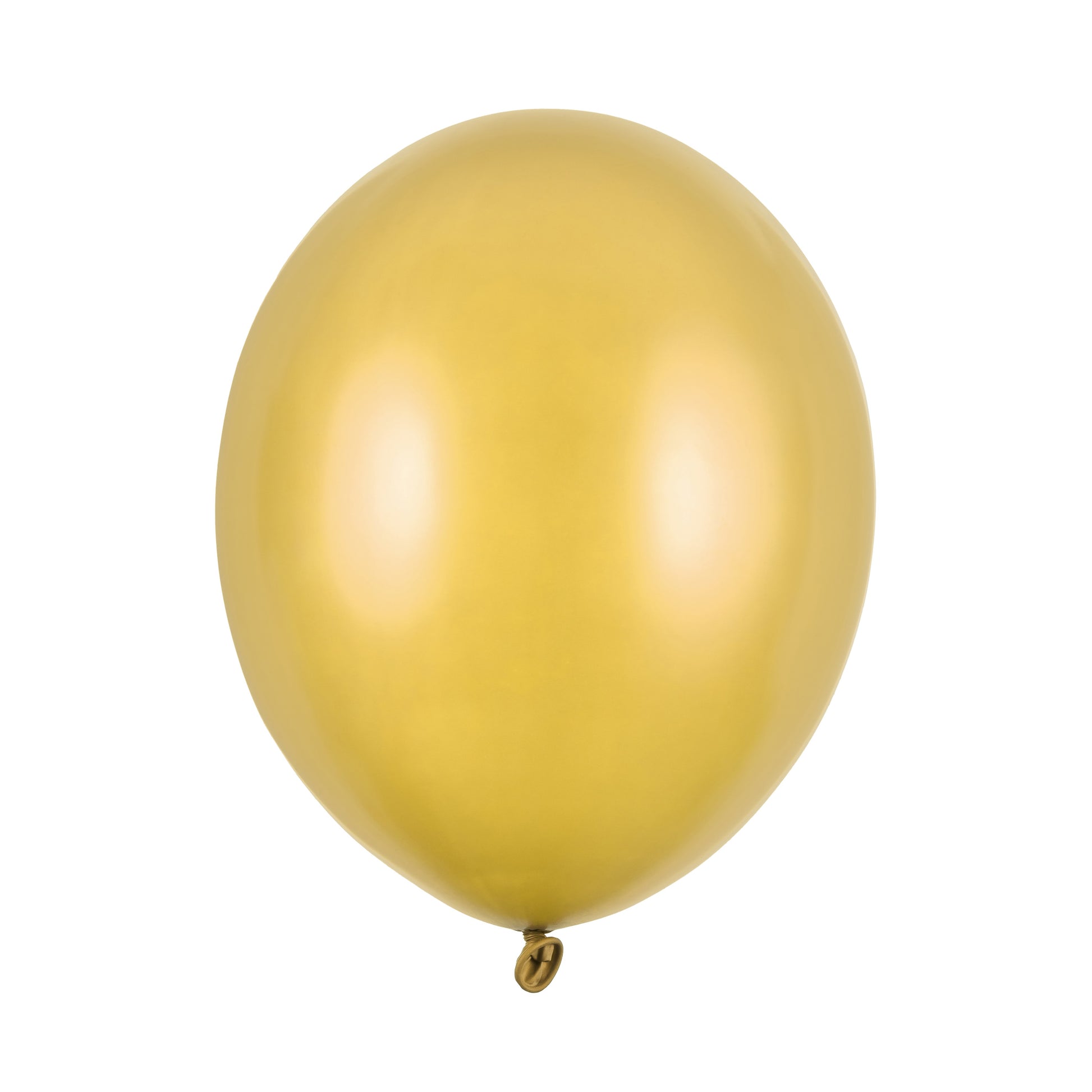 Party Deco Helium Strong Balloons 30cm A Pack Of 10pcs - Metallic Gold