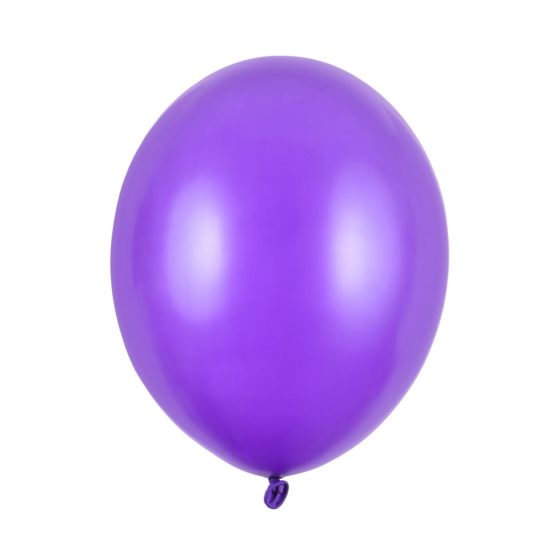 Party Deco Helium Strong Balloons 30cm A Pack Of 10pcs - Metallic Purple