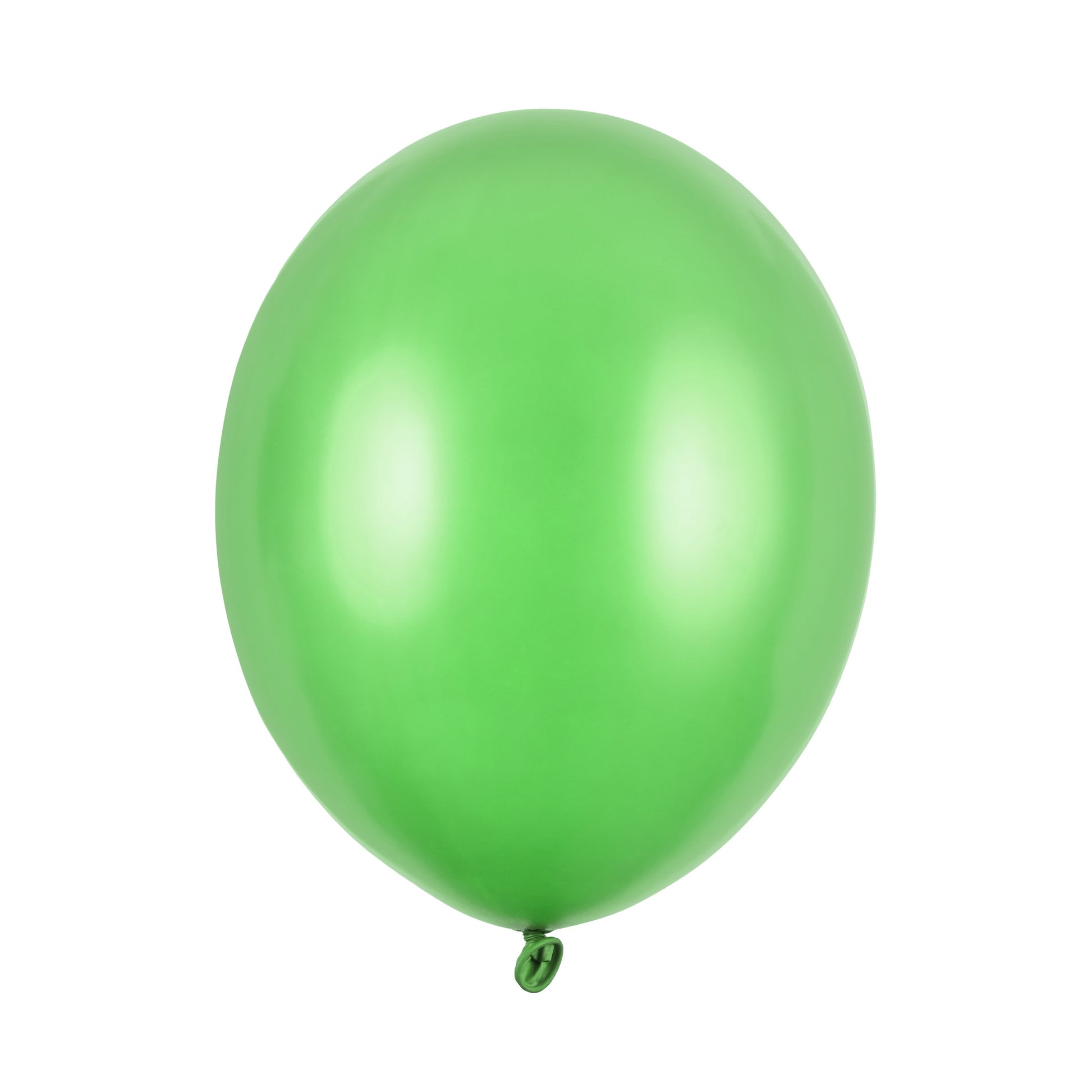 Party Deco Helium Strong Balloons 30cm A Pack Of 10pcs - Metallic Bright Green