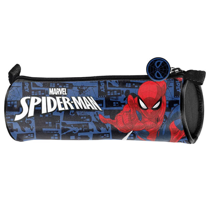 Paso Tube Pencil Case 8 x 22 x 8cm - Spider-Man