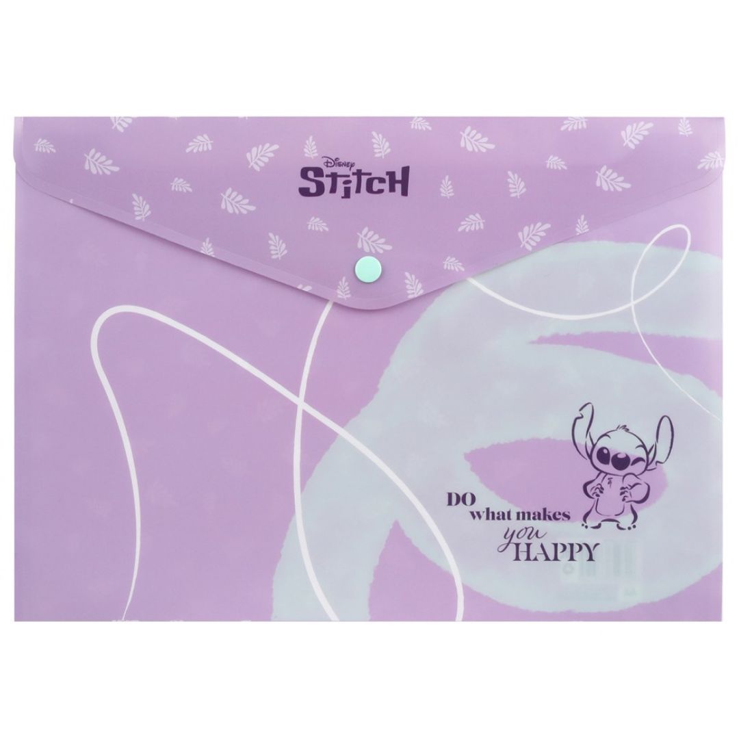 A4 CoolPack Disney Button Folder - Stitch