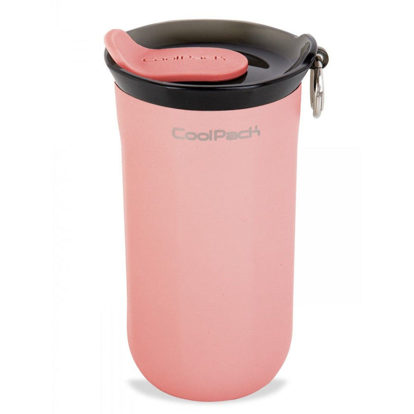 CoolPack Tom Insulated Stainless Steel Mug 350ml - Pink