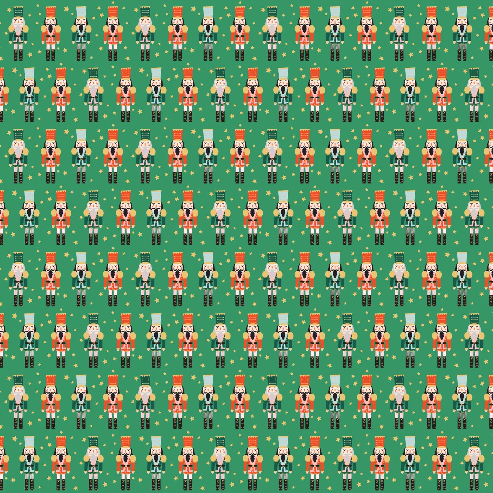 Party Deco Gift Wrapping Paper Roll 0.7 x 2m - Nutcracker