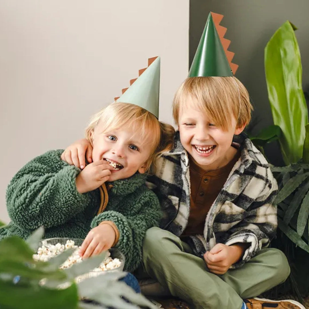 Party Deco Party Hats A Pack Of 6pcs - Dinosaur