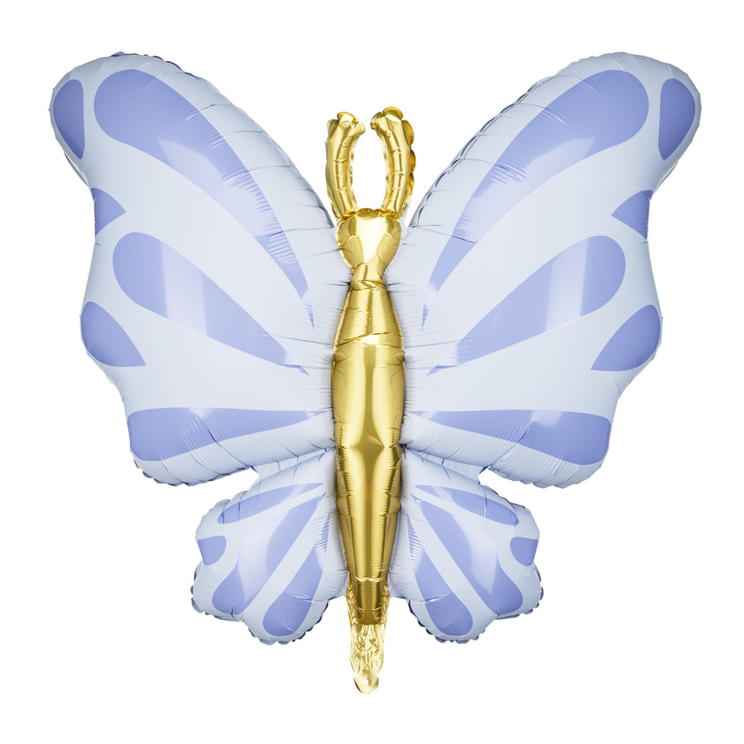 Helium Foil Balloon 69 x 69cm - Buterfly Blue