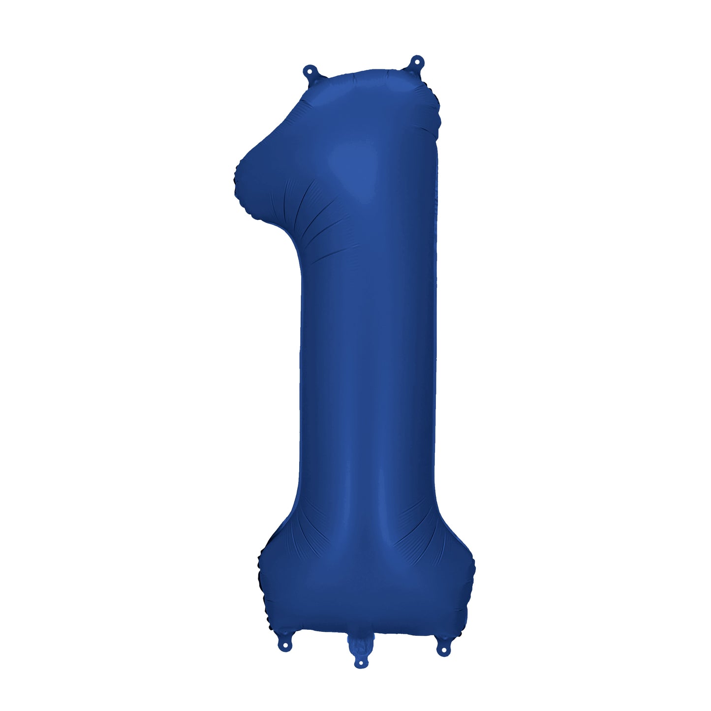 Party Deco Helium Foil Balloon 86cm - All Numbers! - Blue