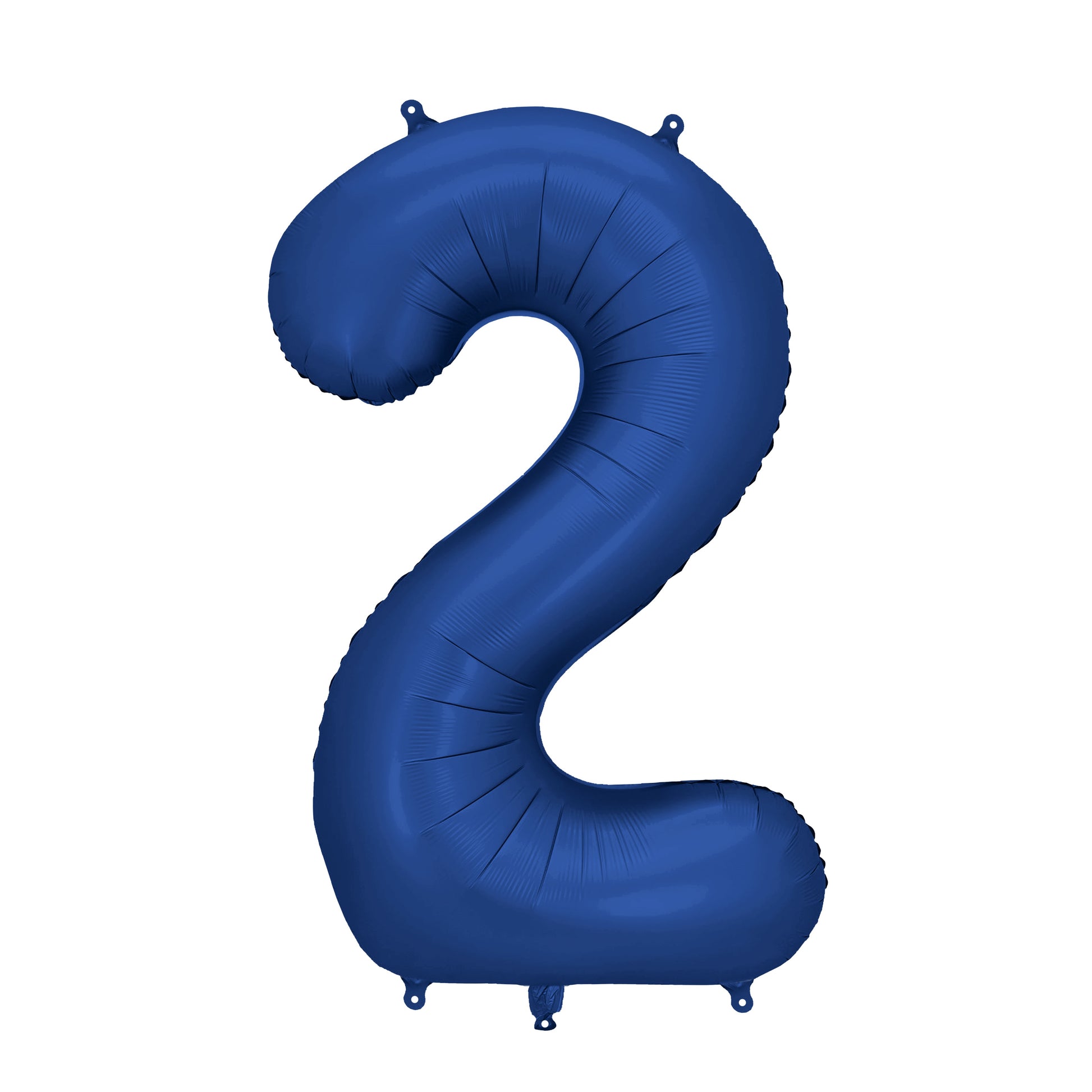 Party Deco Helium Foil Balloon 86cm - All Numbers! - Blue