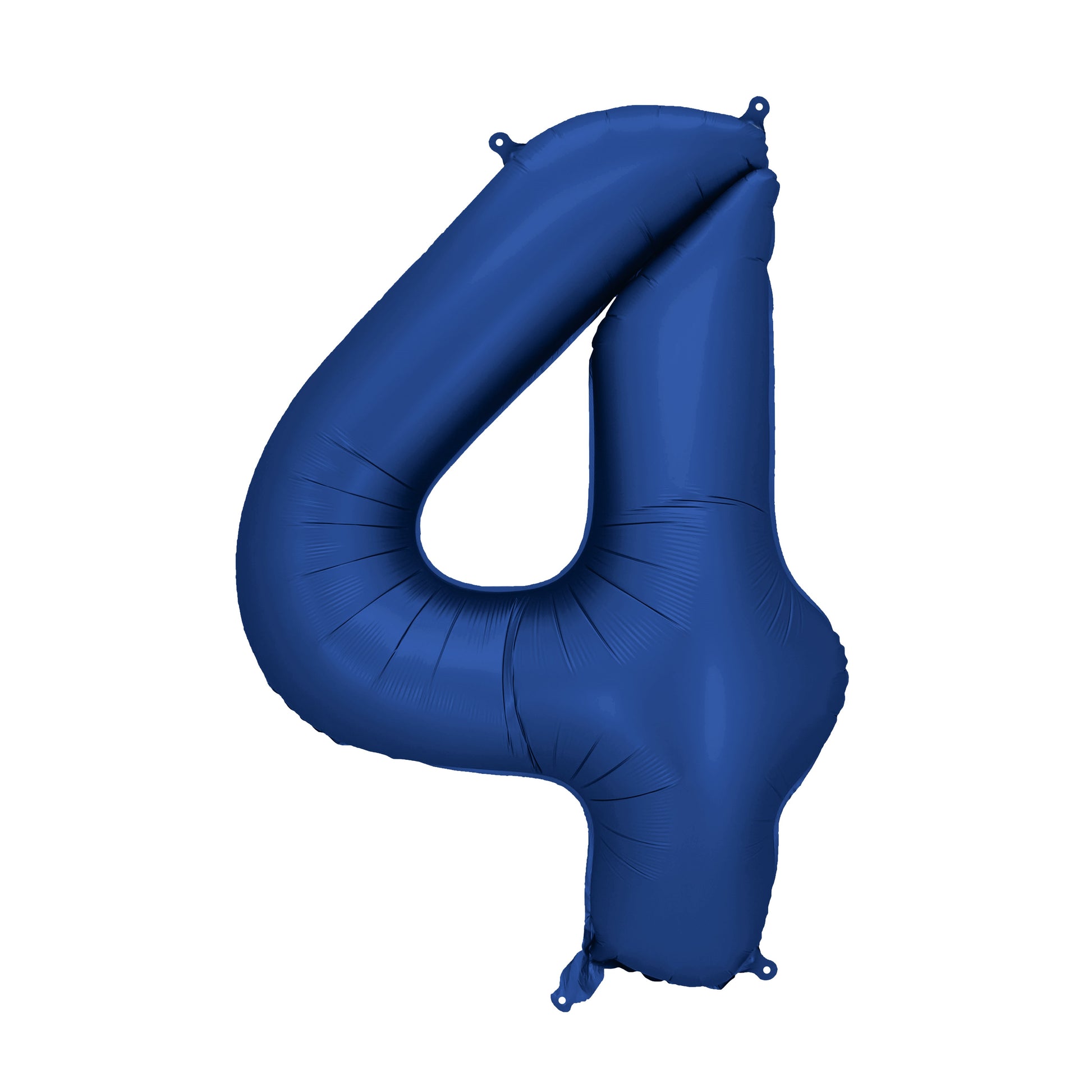 Party Deco Helium Foil Balloon 86cm - All Numbers! - Blue