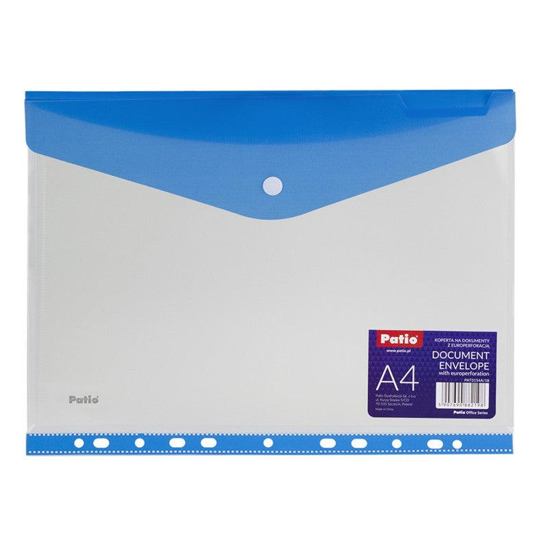A4 Patio Button Envelope With Perforation