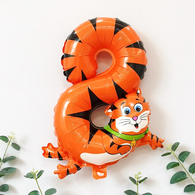 Air-Fill Number Animal Balloon 40cm - 8