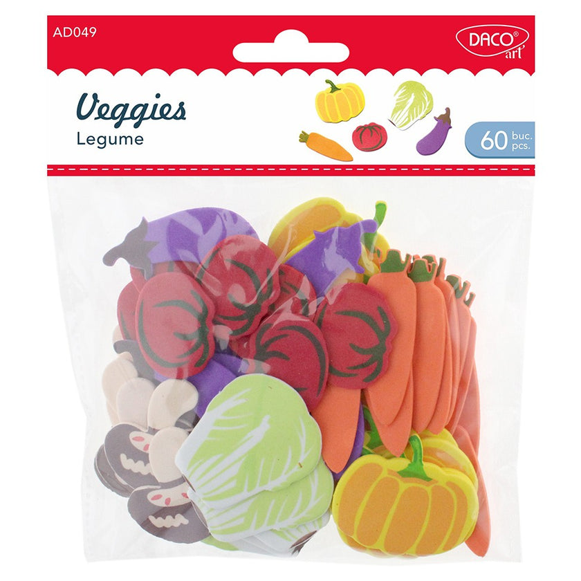 Daco Foam Vegetables A Pack Of 60pcs