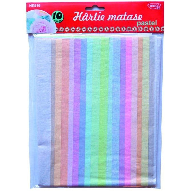 Daco Tissue Paper A Pack Of 10pcs - Pastel